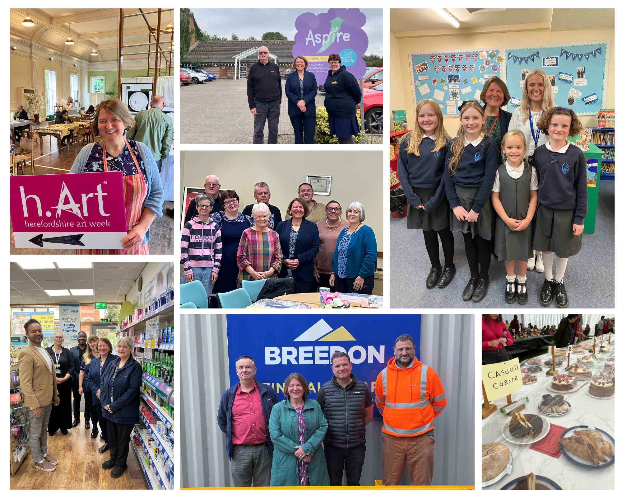 Ellie Chowns's visits in North Herefordshire September 24