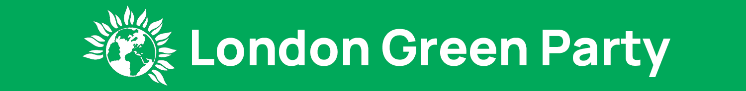 Green Party logo- world with petals