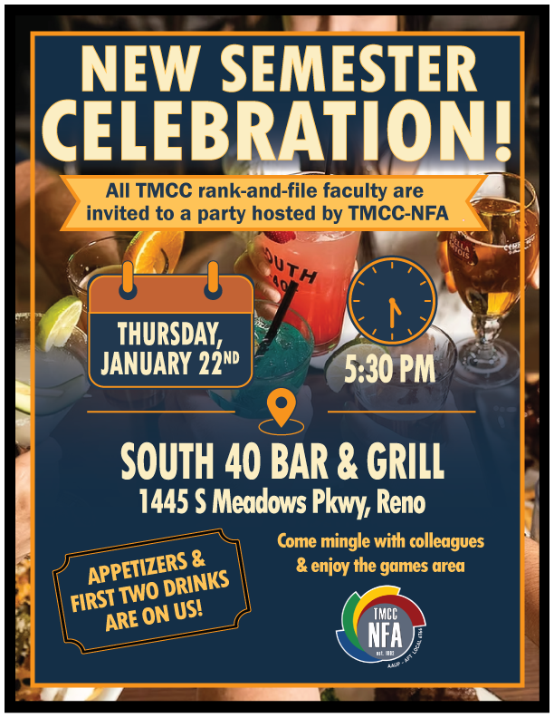 New Semester party invitation - desktop