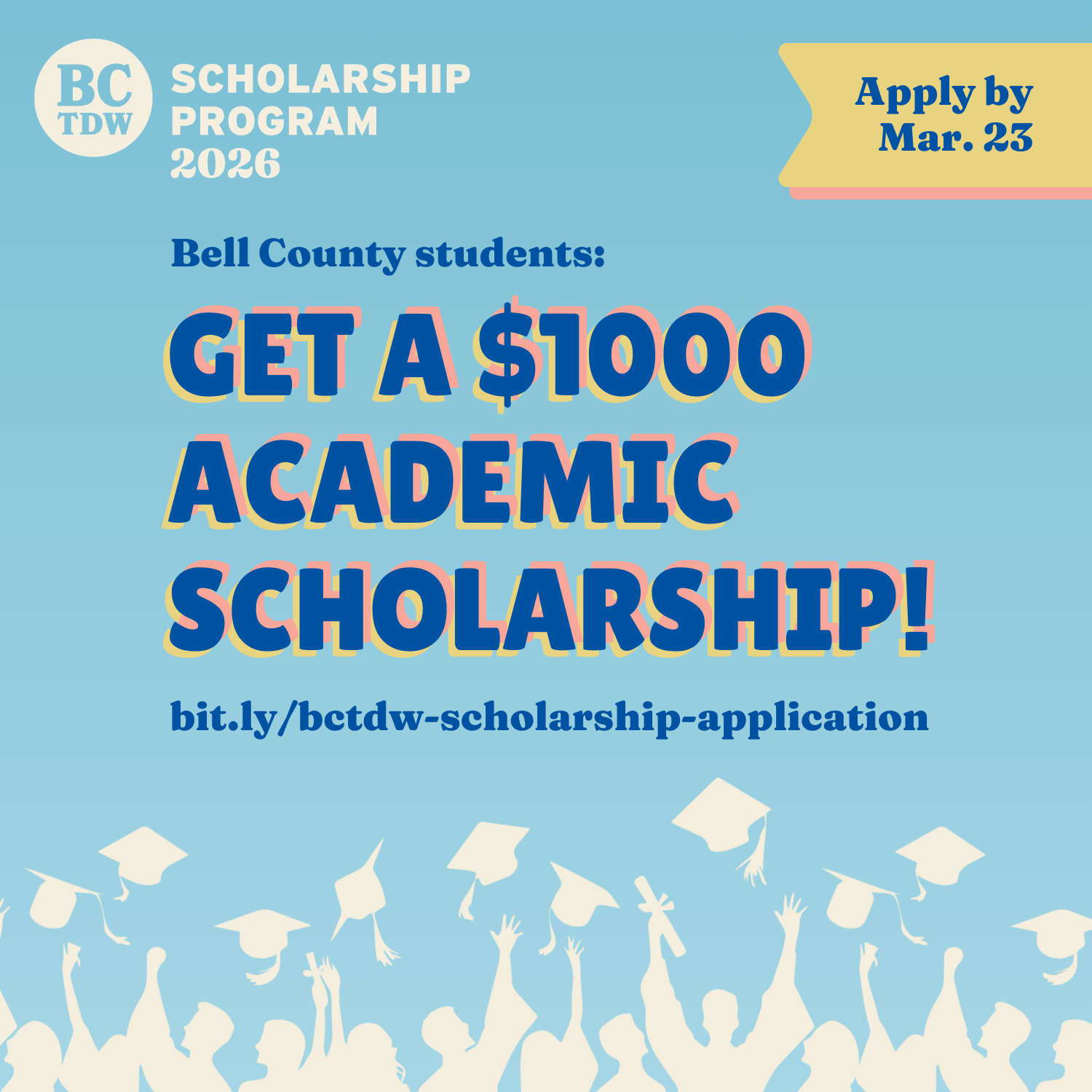 Apply for a BCTDW scholarship
