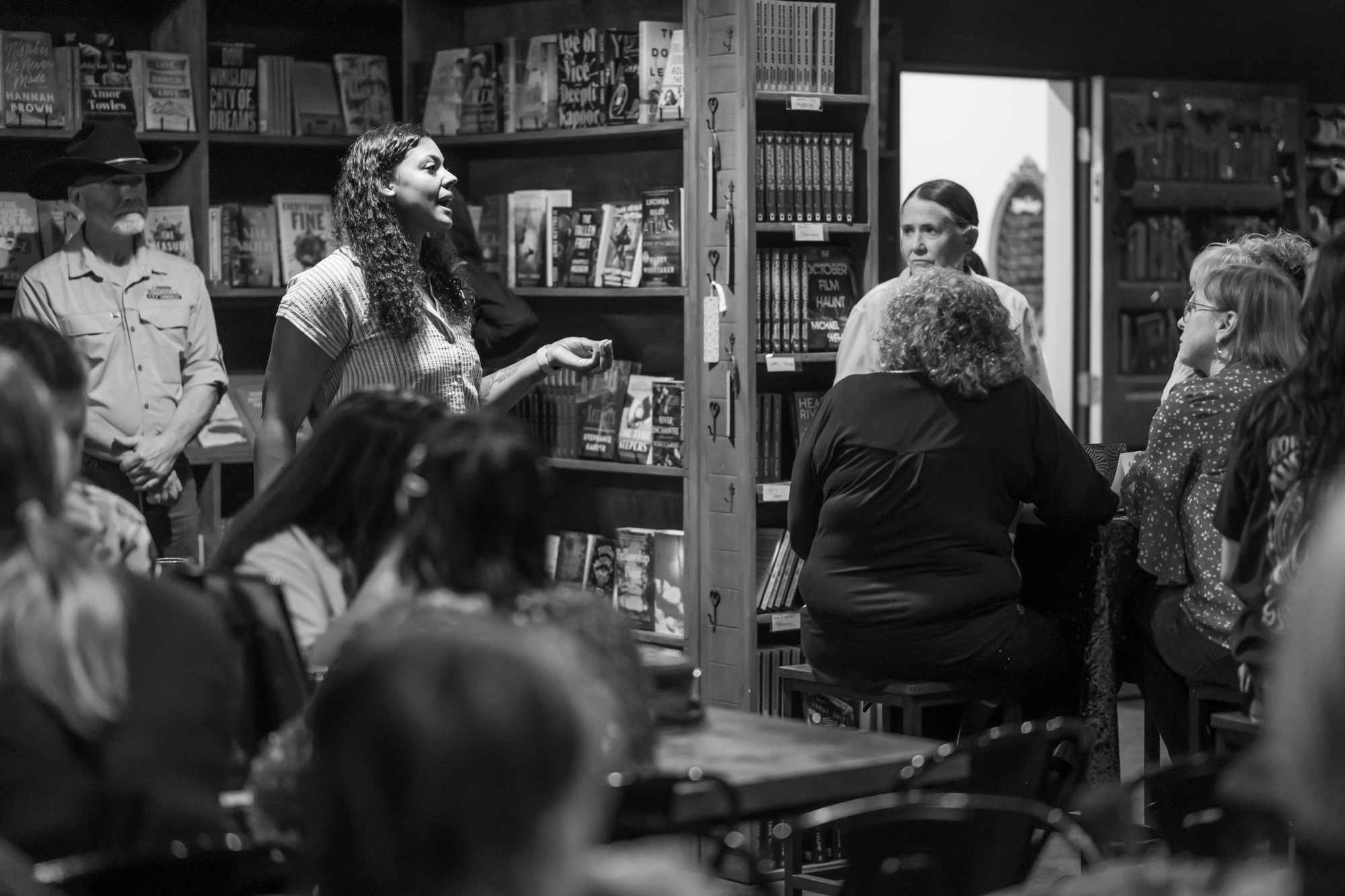 Attendees at the September Blue Hour Social in Belton.