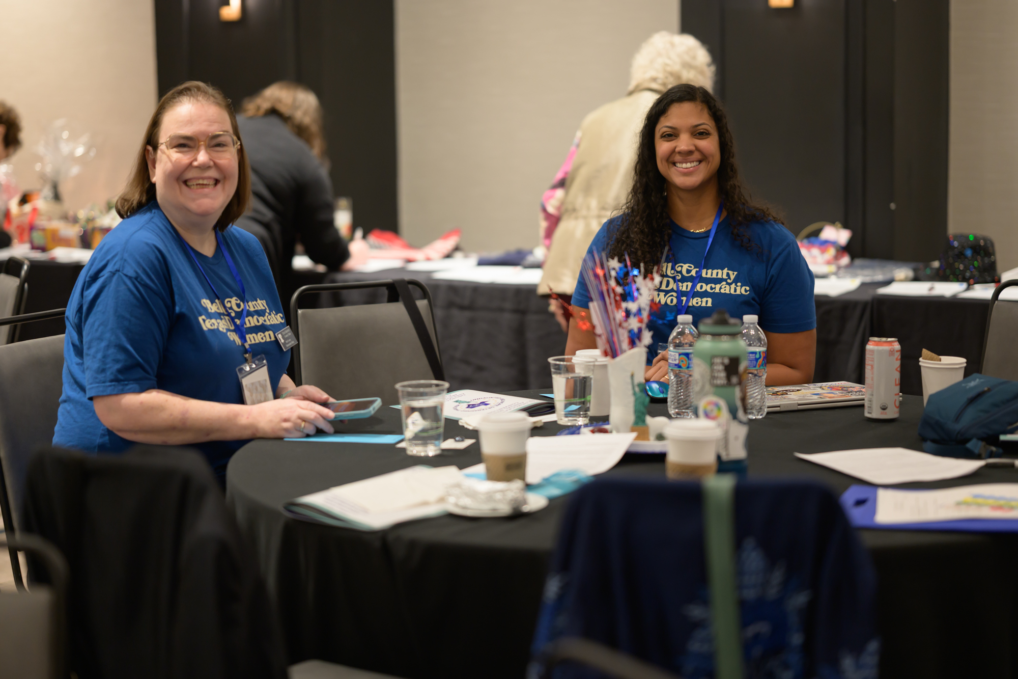 Attendees at the September Blue Hour Social in Belton.