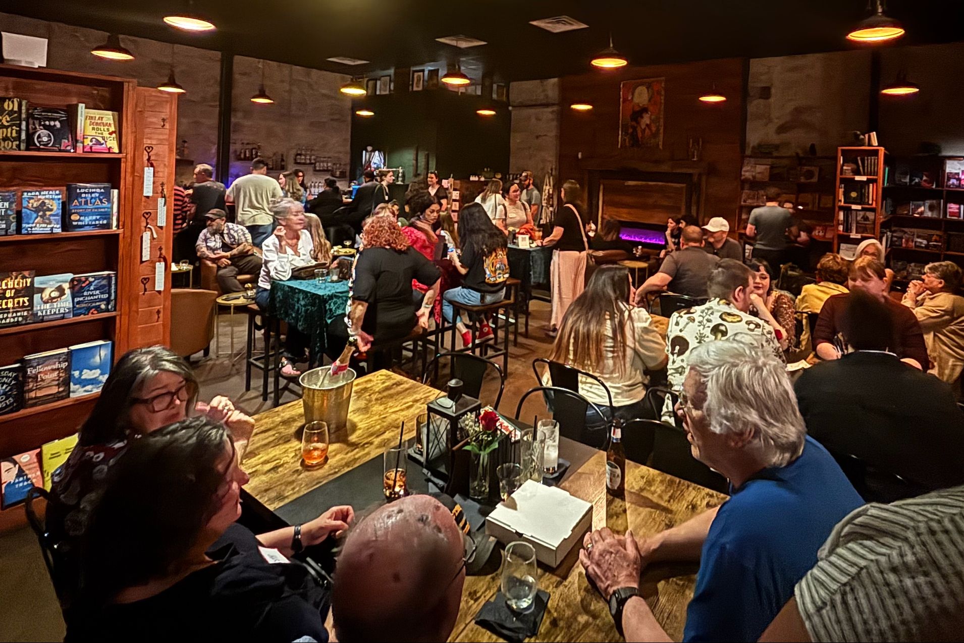 Attendees at the September Blue Hour Social in Belton.