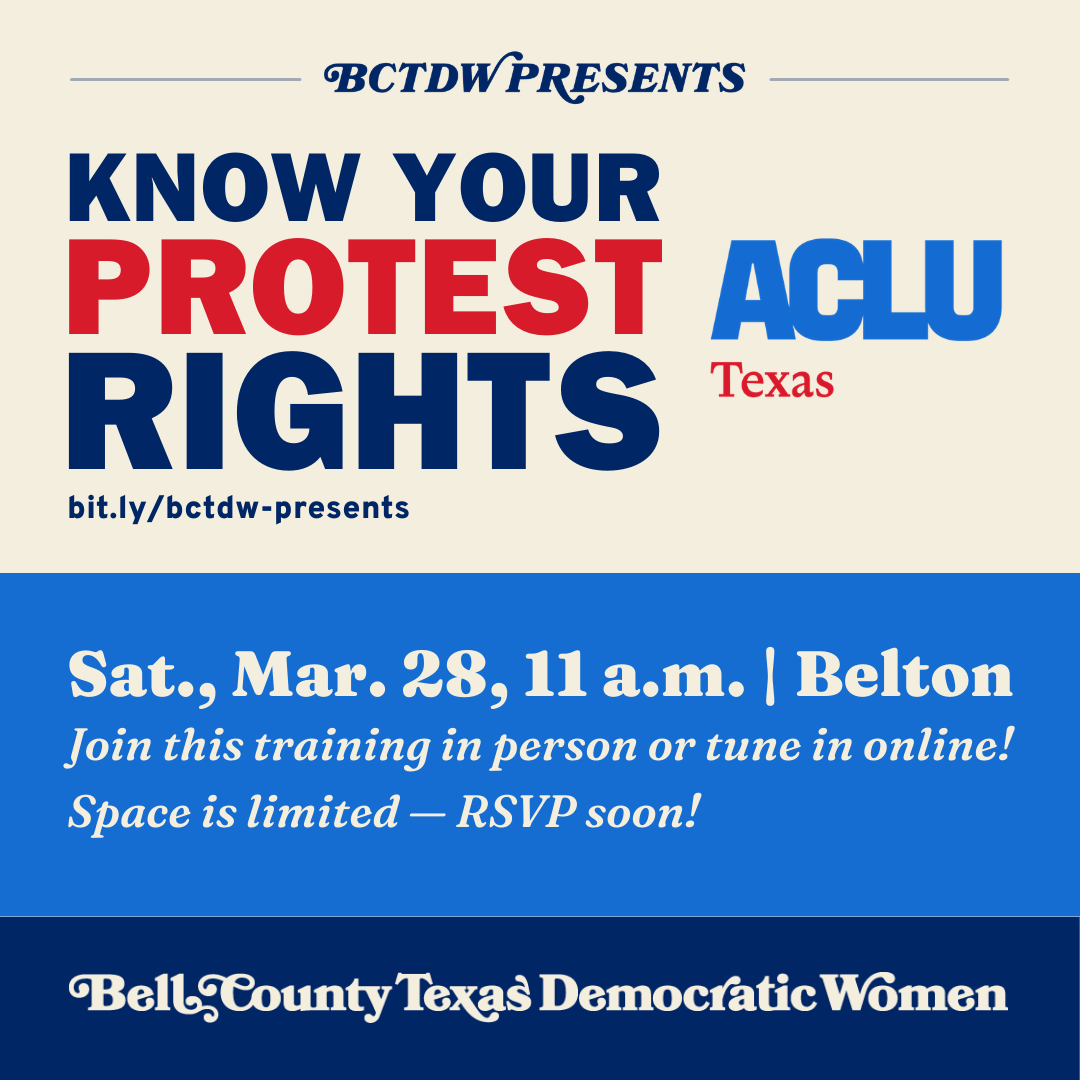 Know Your Protest Rights: Mar. 28