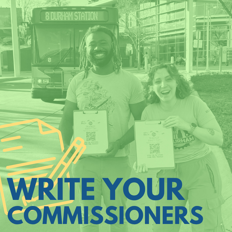 Write Your Commissioners Graphic