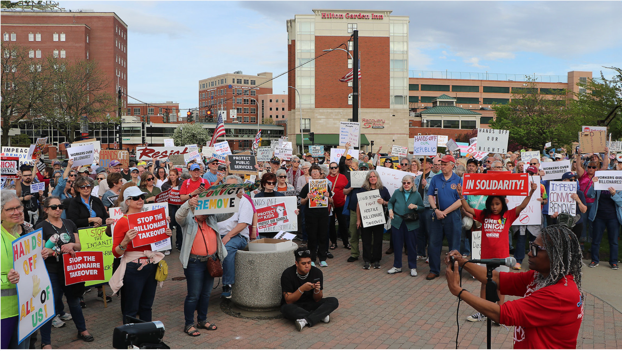 UUP members and allies gathered in Albany on May Day 2025, standing together to defend public higher education, workers’ rights, and the future of our communities. When we show up together, we are stronger.