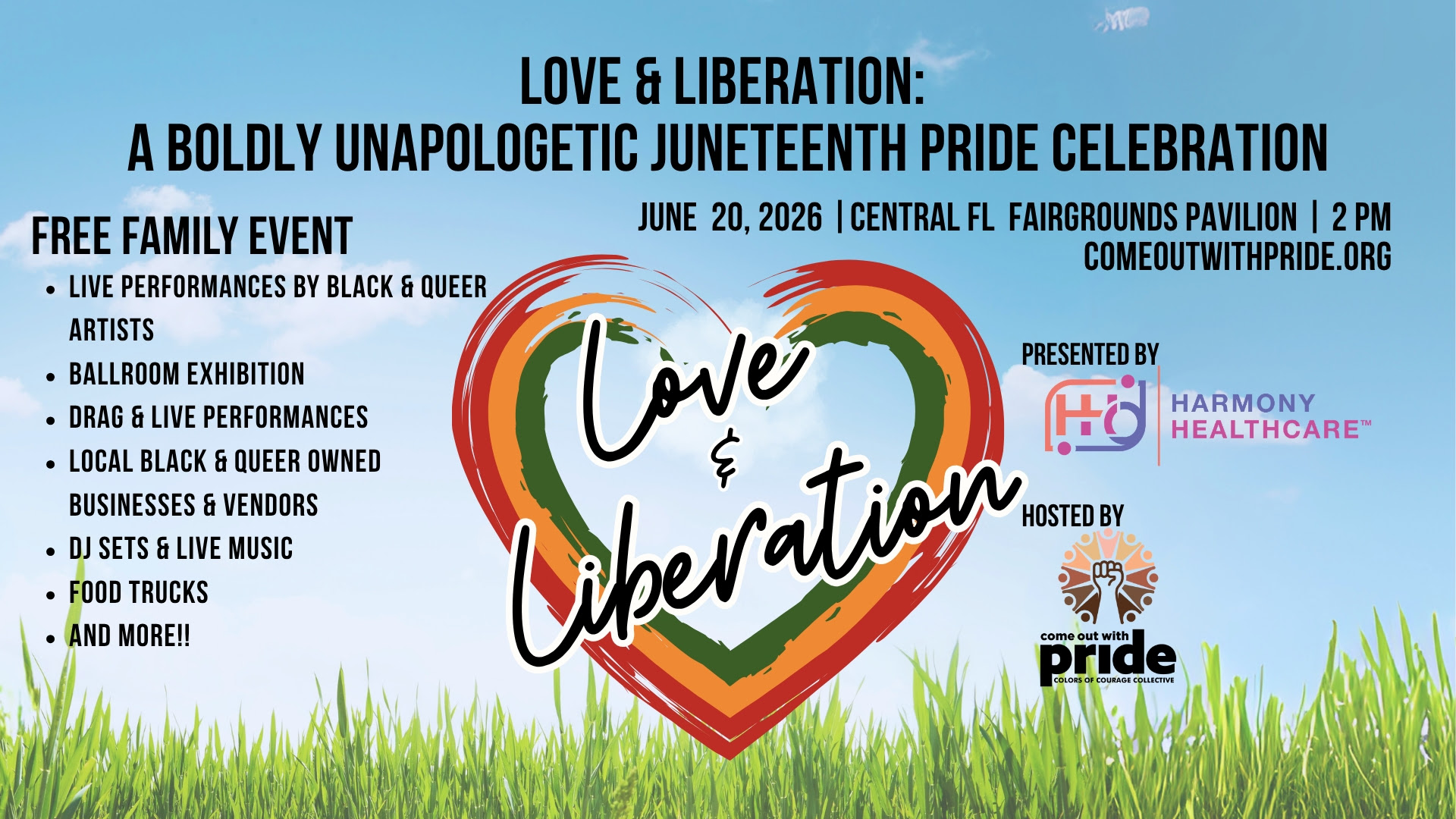 Love and Liberation w/Harmony Healthcare  and partners