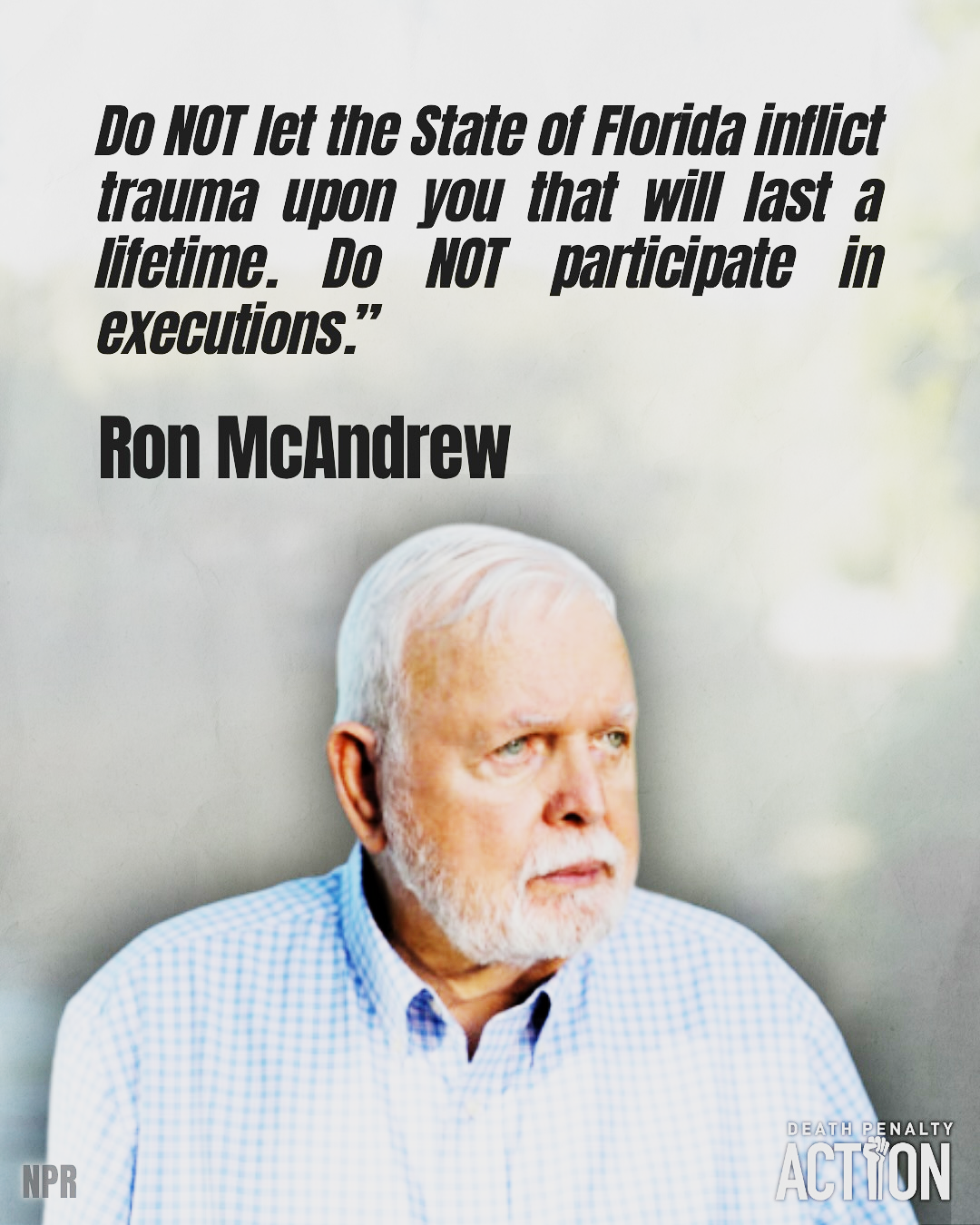 Message from Warden Ron McAndrew