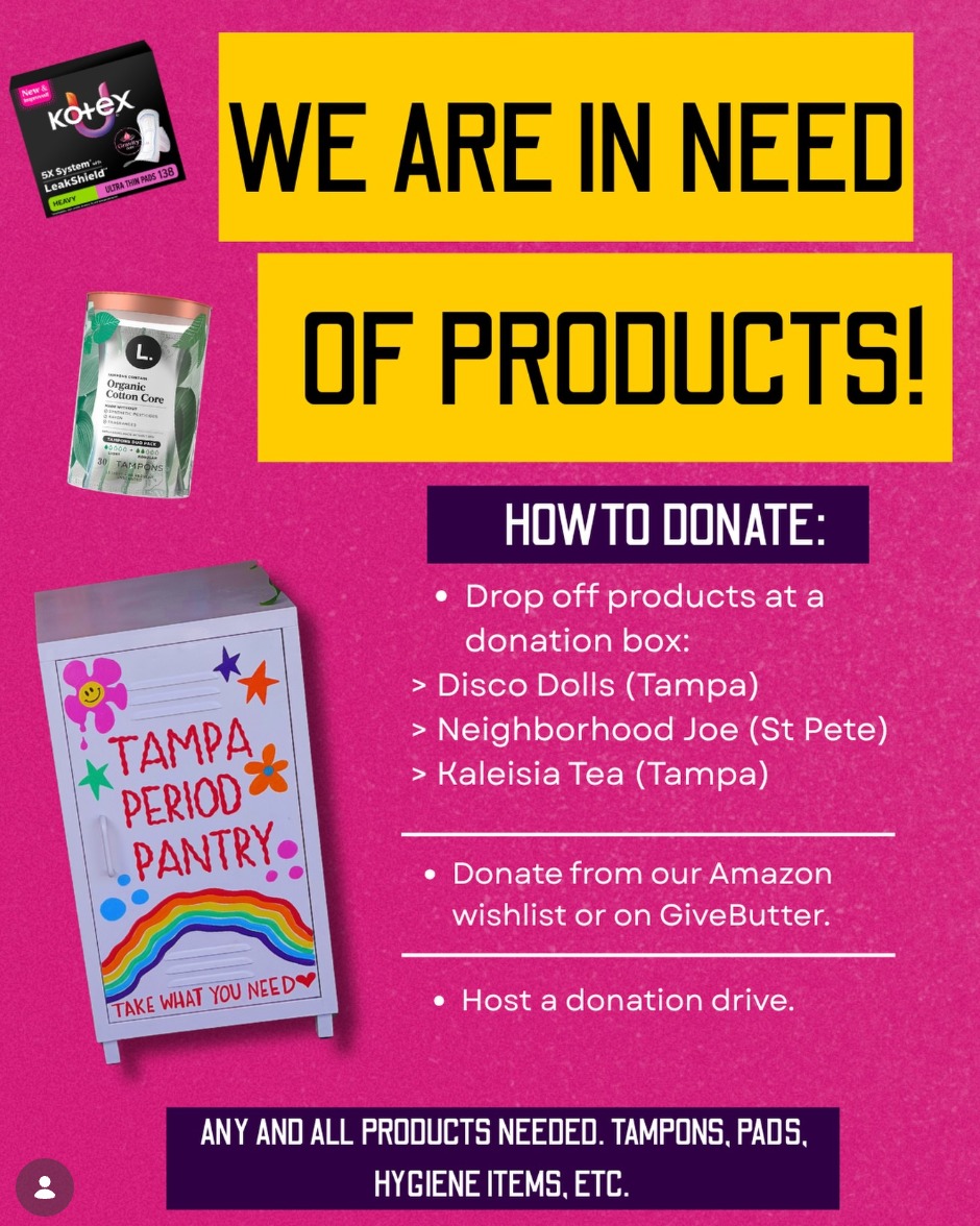 Tampa Period Pantry Instagram Post 