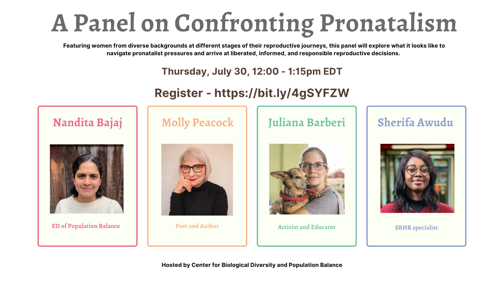 A Panel on Confronting Pronatalism (International Childfree Day)