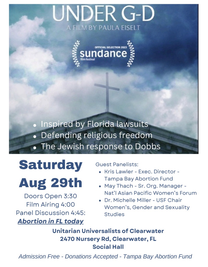 Under G-D film flyer 
